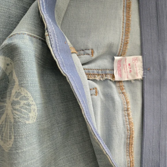 NWOT Junior No Boundaries  Light Blue Denim Bell Bottom Jeans Size M (7-9) - Picture 11 of 16